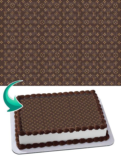 louis vuitton cake transfer sheets|Louis Vuitton edible cake toppers.